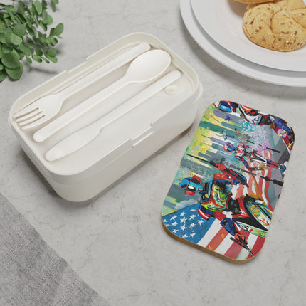 High Fashion Cyberpunk CIA Robots Bento Lunch Box