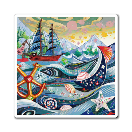 Nautical Patterns Magnets (3 Sizes)