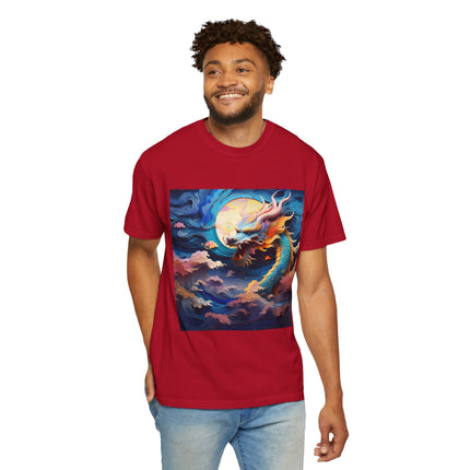 A Dragon's Ascent Unisex Garment-Dyed T-shirt