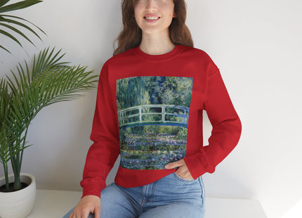 Water Lilies and Japanese Bridge by Claude Monet Heavy Blend™ Crewneck Sweatshirt