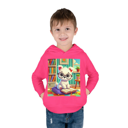 Little Scholar Pup Toddler Pullover Fleece Hoodie