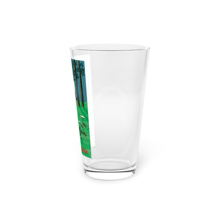 Peekaboo by Louis Wain Glass, 16oz