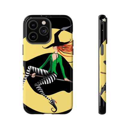 A Witch’s Moonlit Flight Phone Cases