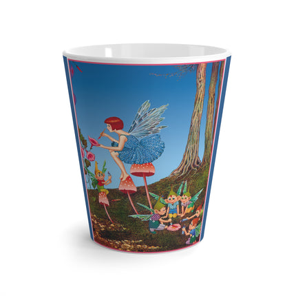 Periwinkle Painting the Petals by Ida Outhwaite Latte Mug