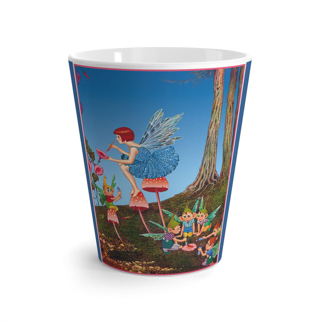 Periwinkle Painting the Petals by Ida Outhwaite Latte Mug
