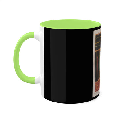 Pompeii Walls Pl.04 by Victor Steeger Colorful Mugs, 11oz