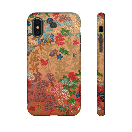 Ornamental Japanese Flower Pattern Phone Cases