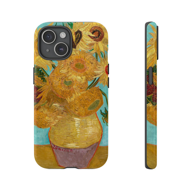 Vase with Twelve Sunflowers by Vincent Van Gogh Phone Cases