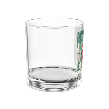 Santa's Joyful Night Rocks Glass, 10oz