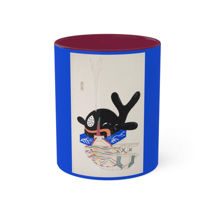 Illustrations of Japanese Toys Pl.009 by Kawasaki Kyosen Colorful Mugs, 11oz