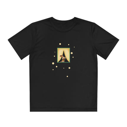 Playful Paws Youth Competitor Tee – Vintage Charm & Curious Adventure