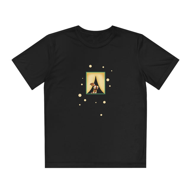 Playful Paws Youth Competitor Tee – Vintage Charm & Curious Adventure