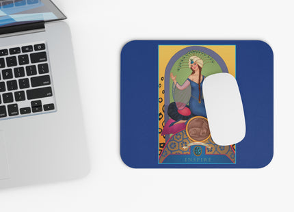 December & Tanzanite (from the Gem Series) by Sofia Chiostri Mouse Pad, Rectangle