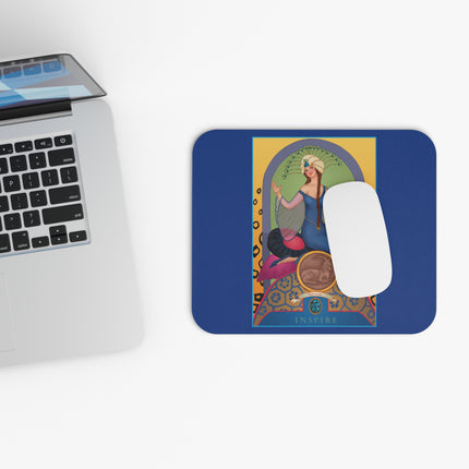December & Tanzanite (from the Gem Series) by Sofia Chiostri Mouse Pad, Rectangle