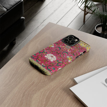 Pink Floral Pattern by Owen Jones Phone Cases
