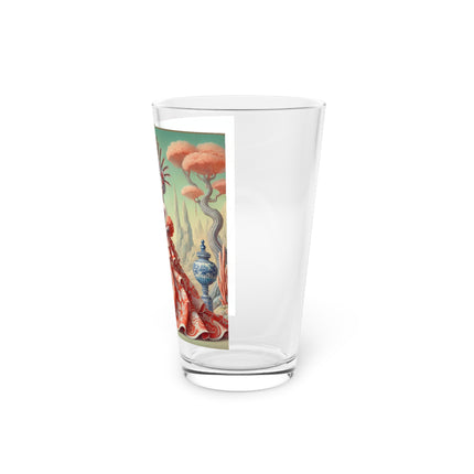 The Seahorse Court Pint Glass, 16oz