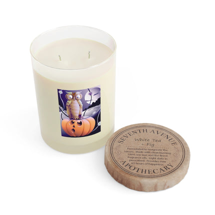 The Startled Pumpkin Scented Candle - Full Glass, 11oz