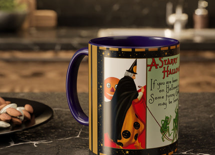 A Starry Halloween Colorful Mugs (11oz, 15oz)