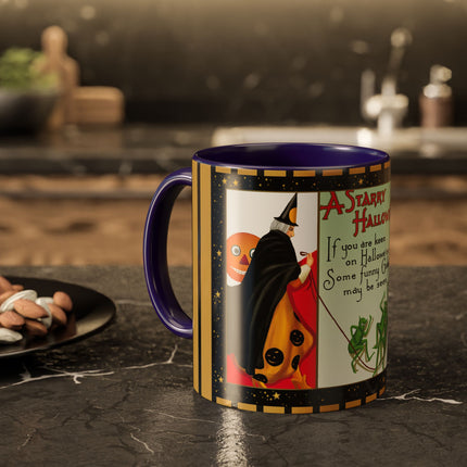 A Starry Halloween Colorful Mugs (11oz, 15oz)