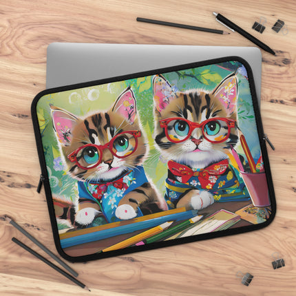 Kitten Scholars Laptop Sleeve