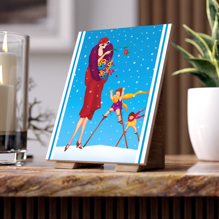 Snowfall & Couture Ceramic Tile