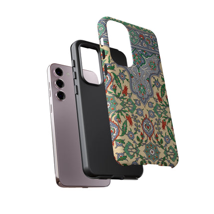 Arabic Art Pattern, Plate by Emile Prisse d’Avennes Phone Cases