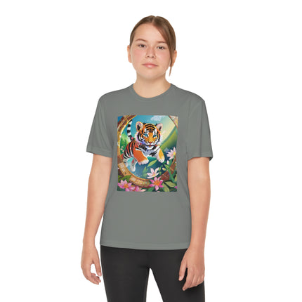 Majestic Tiger Cub Youth Competitor Tee – Courage, Adventure & Fiery Spirit