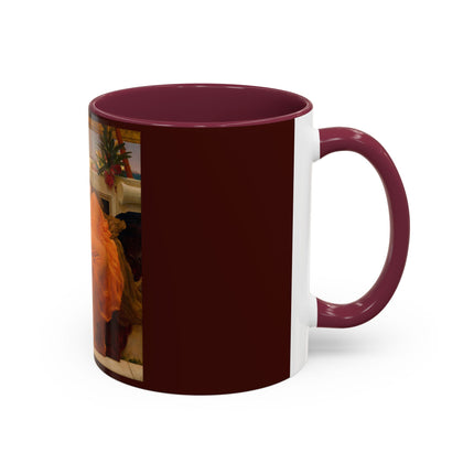 Flaming June by Frederic Leighton Colorful Mugs (11oz, 15oz)