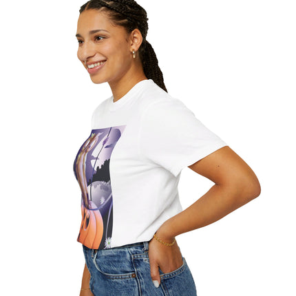 The Startled Pumpkin Unisex Garment-Dyed T-shirt