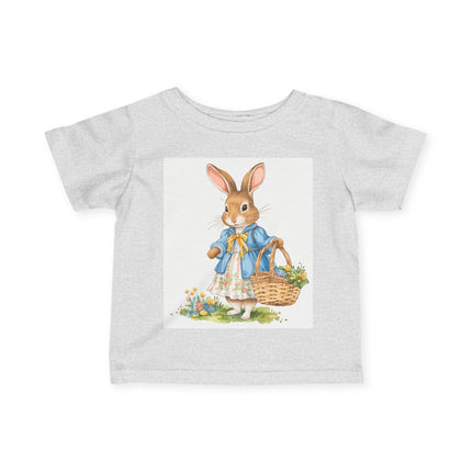 🐰🌼 The Little Spring Bunny Infant Fine Jersey Tee – Whimsical Woodland Charm