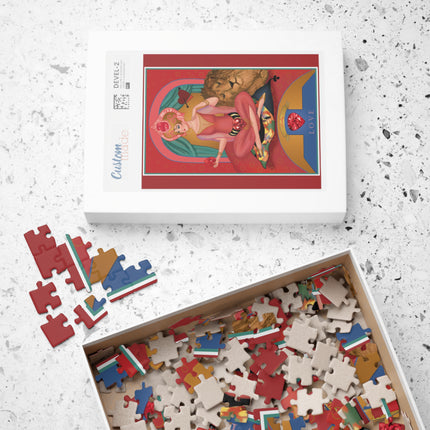 July & Ruby (from the Gem Series) by Sofia Chiostri Puzzle (110, 252, 500-piece)