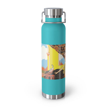 Glimpses of Opulence by Ezio Anichini Copper Vacuum Insulated Bottle, 22oz