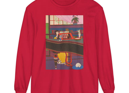 La Musique by Charles Martin Garment-dyed Long Sleeve T-Shirt