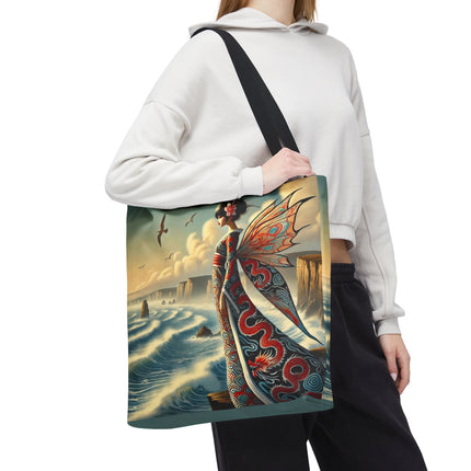 The Coastal Fairy Tote Bag – Serene Grace & Oceanic Magic