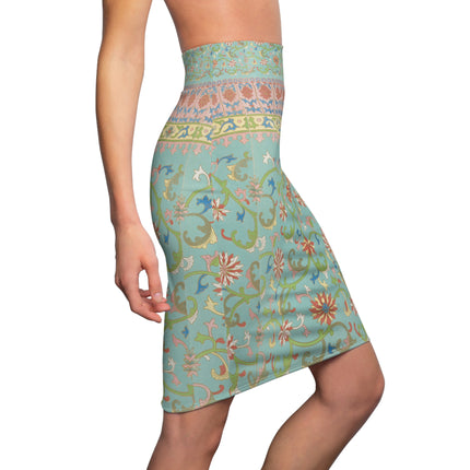 Chinese Ornament by Owen Jones Women's Pencil Skirt (AOP)