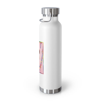 A Playful Fairy Jumps Rope Copper Vacuum Insulated Bottle, 22 oz