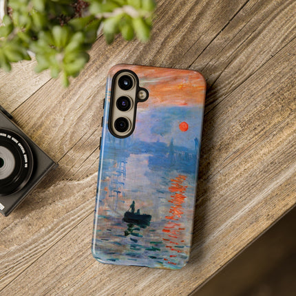 Sunrise by Claude Monet Phone Cases