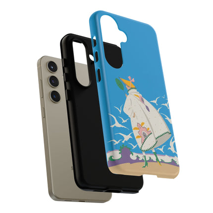 Seaside Wanderer Phone Case – Whimsical Charm & Coastal Delight