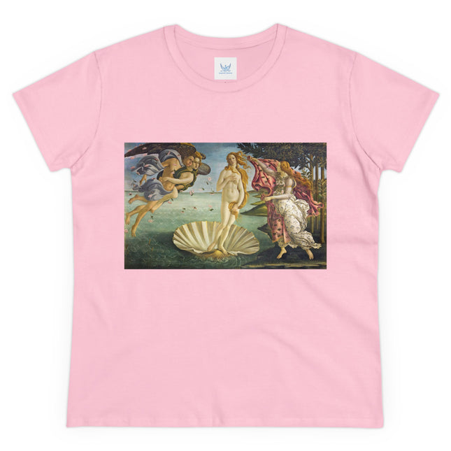 Birth of Venus by Sandro Botticelli Women's Midweight Cotton Tee
