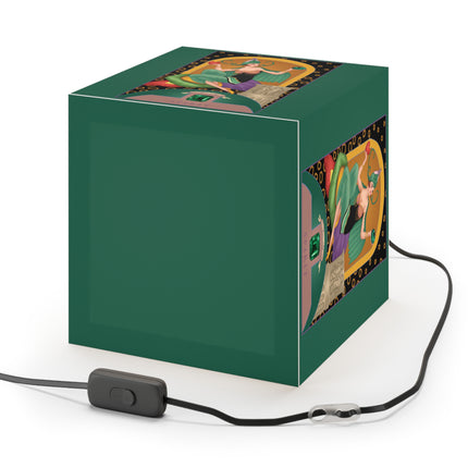 May & Emerald (from the Gem Series) by Sofia Chiostri Light Cube Lamp