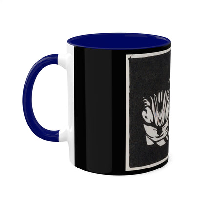 December (Cat Lying) by Anna Julia de Graag Colorful Mugs, 11oz