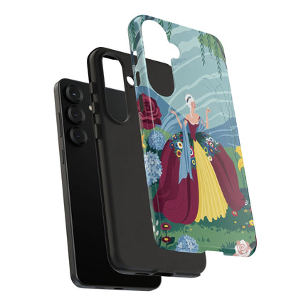 🌹🌿 The Willow Garden Promenade Phone Case – Art Deco Floral Elegance