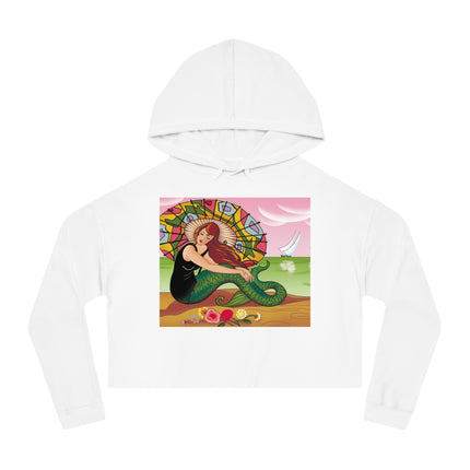 Siren Serenade Cropped Hooded Sweatshirt