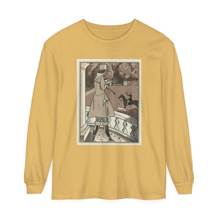 Amazone by Fernand Siméon Unisex Garment-dyed Long Sleeve T-Shirt