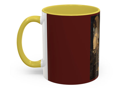 Raphael and his Muse in the Atelier by Vincenzo Abbati Colorful Mugs (11oz, 15oz)