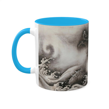 Japanese dragon by Yamada Dōa Colorful Mugs, 11oz
