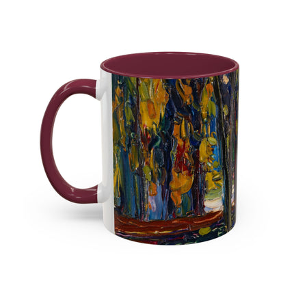 In the Park of St. Cloud by Wassily Kandinsky Colorful Mugs (11oz, 15oz)