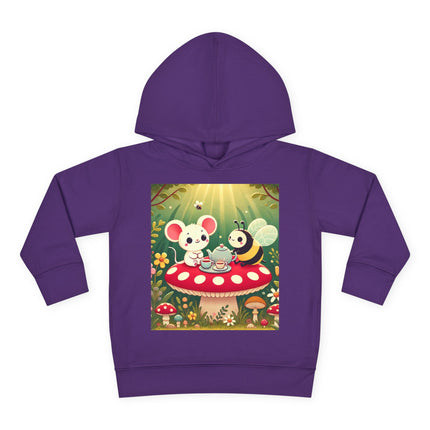 Tea Time Friends Toddler Pullover Fleece Hoodie