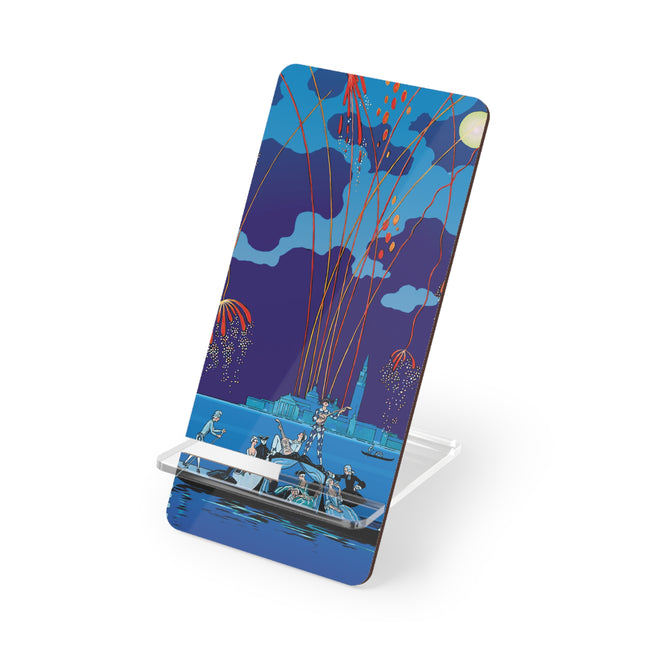 Fireworks in Venice by George Barbier Mobile Display Stand for Smartphones