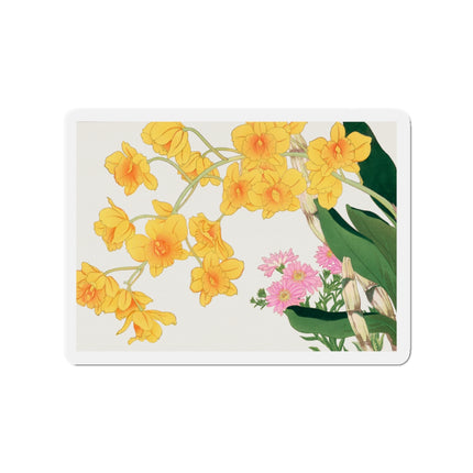 Golden Bow Orchid by Tanigami Kônan Die-Cut Magnets (5 Sizes)